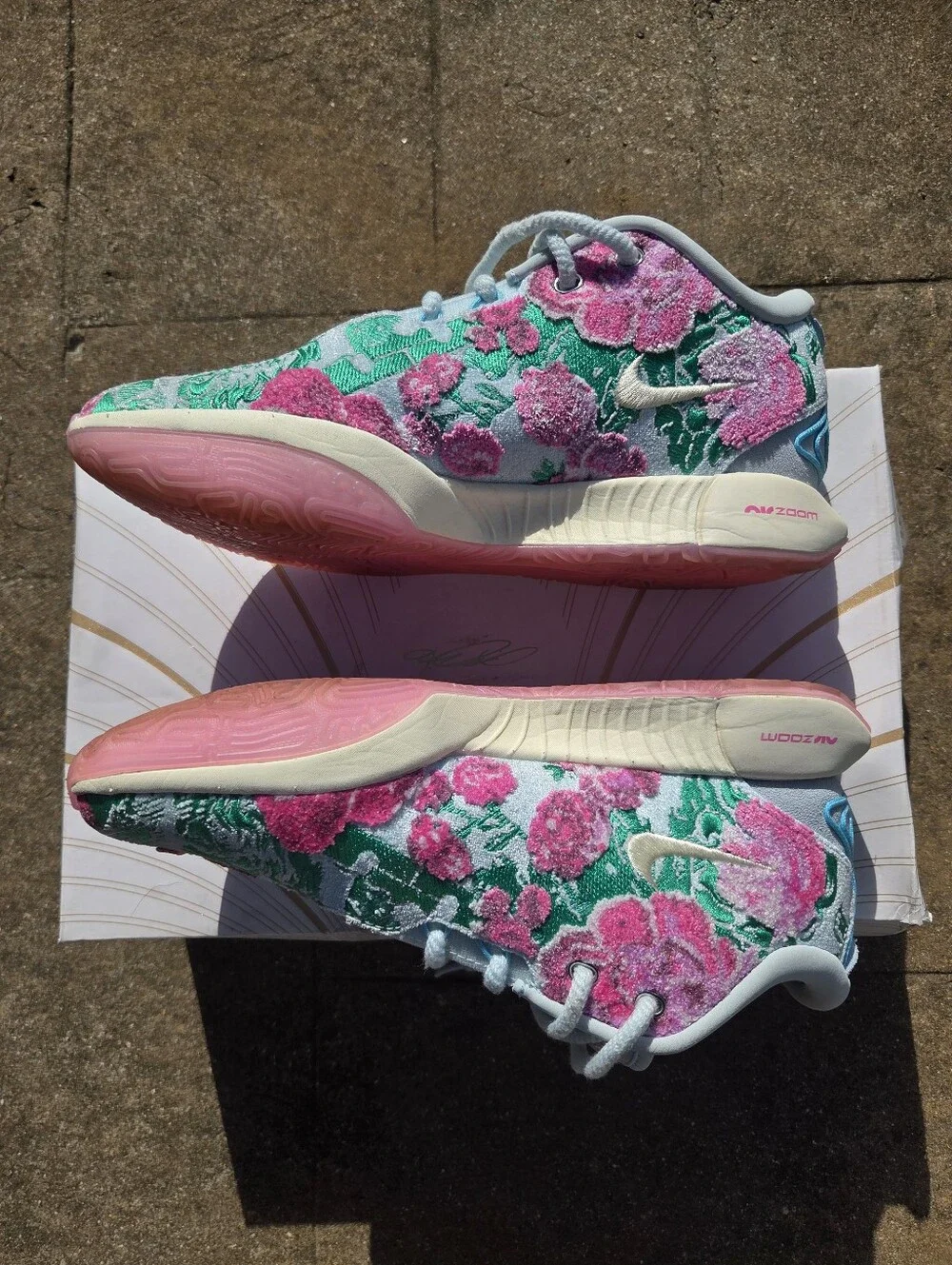 Nike LeBron 21 PRM Sneakers Father Of Pearl Grandmas Couch FV7275-400 Mens 7.5